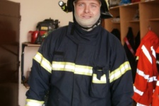 Beseda s místními hasiči, prohlídka hasičárny