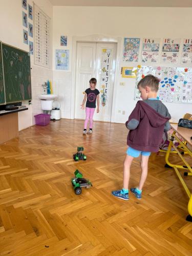 Natáčení videa a robotika v 1. roč. 2025